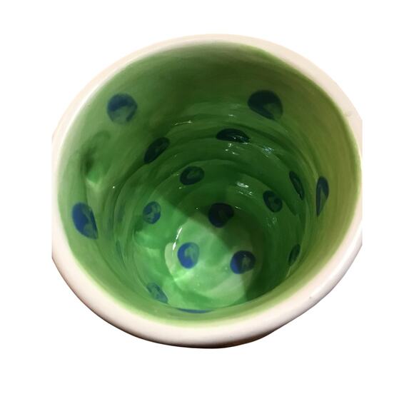 Vicki Carroll Hand painted Floral Mug-Signed 1997 - Picture 6 of 6